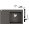 FRANKE SETG250ŠB fragr drez 780x500mm CNG 611-78 TL/7 Š.Bridlica+batéria FS 3230.031 Chróm FRA 114.0720.167