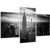 Čiernobiely obraz mesta - New York (Obraz 90x60cm)
