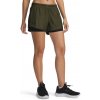 Dámske športové kraťasy Under Armour TECH PLAY UP 2-IN-1 SHORTS W zelené 1389895-308 - M