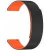 Techsuit – Watchband 20 mm (W074) remienok pre Samsung Galaxy Watch 4/5/Active 2, Huawei Watch GT 3 (42 mm)/GT 3 Pro (43 mm) – čierno-oranžový KF2347488