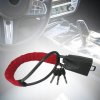 AUTOMATICKÝ ZÁMOK VOLANTU BEZPEČNOSTNÉ ZAMYKACIE ZARIADENIE VOZIDLA S 3 KUSOVÝMI KĽÚČMI ČERVENÉ