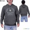 Fox Local Racer Fleece Po mikina gry, tmavo šedá, L