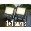 V-TAC LED reflektor 100W, 11480lm, CREE CHIP, čierny, 1+1 zadarmo! Farba svetla: Studená biela