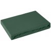Eurofirany jersey prestieradlo tmavo zelené 140X200x30