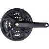 SHIMANO kľuky Acera M371 175mm 44/32/22z. 9-k. čierny s krytom na štvorhran