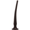 X-Men Butt Plug Size M Black, silikónové análne dildo 40 x 1,9–4,4 cm