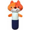 BabyOno plyšová hračka s pískatkom Fox Monday oranžová
