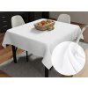 Biante Dekoračný štvorcový obrus Rongo RG-045 Biely 70x70 cm