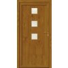 Vchodové dvere Claudia plastové, 100 P, zlatý dub