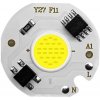 COB LED Dióda 5W, AC 220-240V, 580lm Červená
