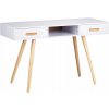 MODERNHOME Písací stôl Viola biely