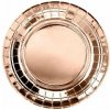 PartyDeco Taniere ružovo zlaté 23 cm