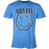 Tričko metal ROCK OFF Nirvana Inverse Happy Face Čierna