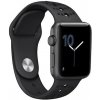 Silikónový Remienok pre Apple Watch 1/2/3/4/5/6/SE/SE 2022 (38/40mm) - Black