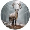 Jedlý papierový jeleň v zimnom lese 19,5cm - Pictu Hap