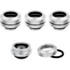 Corsair Hydro X Series XF Hardline 14mm OD Fitting Four Pack Chrome CX-9052007-WW