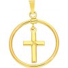 Zlatý prívesok s krížikom