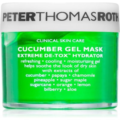 Peter Thomas Roth Cucumber De-Tox Gel Mask hydratačná gélová maska na tvár a očné okolie 50 ml