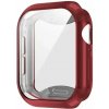 Silikónové pouzdro s ochranou displeja pre Apple Watch series 9/8/7 (41 mm) Farva: Červená