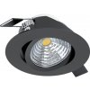 Eglo | Eglo 33997 - LED Stmievateľné podhľadové svietidlo SALICETO LED/6W/230V čierna | EG33997