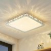 Lindby stropné LED svetlo Lorand, kryštály, CCT, diaľkové ovládanie - 9627393