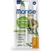 MONGE GIFT Soft Sticks Hairball 15g/3ks mäkké pochúťky pre mačky proti tvorbe bezoárov s lososom a artičokmi