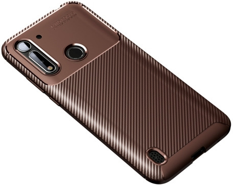 PROTEMIO 20385 BEETLE TPU obal Motorola Moto G8 Power Lite hnedý