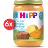Hipp BIO Tekvica, zemiaky a hovädzie mäso 6 x 190 g