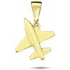 Lillian Vassago Zlatý prívesok lietadlo LLV98 GP029