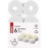 EMOS LED dekorácia 6× čajová sviečka strieborná 6× CR2032 vnútorná vintage