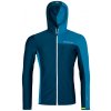 Ortovox Fleece Light Grid Hooded Jkt M petrol blue XL