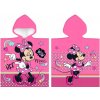 ZorluTeks Dievčenské plážové pončo s kapucňou Minnie Mouse Disney 50 x 100 cm