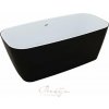 Voľne stojaca vana Jasmine 151x72 cm čierna