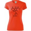 Barová chémia - pivo - Dámske Fantasy športové (dresovina) - XL ( Neónová oranžová )