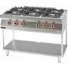 Kromet Plynový sporák so 6 horákmi | 700.KG-6.T