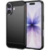 Techsuit - Carbon Silicone kryt pre iPhone 17 - čierny