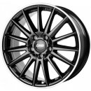 CMS C23 7.5x17 5x112 ET52 diamond rim black