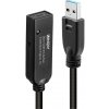 LINDY USB kábel USB 3.2 Gen1 (USB 3.0 / USB 3.1 Gen1) USB-A zástrčka, USB-C ® zásuvka 20.00 m čierna 43375; 43375