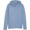 Pánska športová mikina Puma, TEAMFINAL CASUALS HOODED JACKET Svetlomodrá,Biela XXL