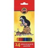 KOH-I-NOOR pastelky 24 ks Krtko dlhé