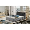 ImportWorld Postel Vilem 180x200cm (Barva čalounění: Alova 48, Varianta: S matrací a roštem)