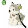 Eco-Friendly pes husky sediaci s vodítkom 28 cm