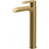 Rubineta - Umývadlová vysoká batéria ULTRA U-18D NEW GOLD OLBAU18DG