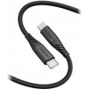 Swissten 71532010 dátový USB-C, 60W / 3A / 1x USB-C(M) / 1x USB-C(M), 1,5m, čern