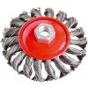 Extol Craft Kefa miskový copánkový 100mm vlnitý drôt S 0,5mm M14x2mm 17012 17012