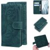 Peňaženkové kožené puzdro TIGER na Xiaomi Mi 11 - Zelená