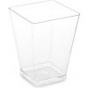 Fingerfood pohárik PS hranatý číry 58 x 58 x 76 mm 160ml