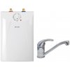 Zásobníkový ohrievač CLAGE S 5-U + BUP na spodnú montáž s armatúrou BUP, 5 l, 4100-42056
