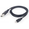 GEMBIRD USB 2.0 Lightning (IP5 a vyšší) nabíjecí a synchronizační kabel, 2m, černý CC-USB2-AMLM-2M