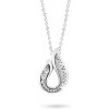 Cutie Jewellery prívesok z bieleho zlata Z3064 40 10 X 2